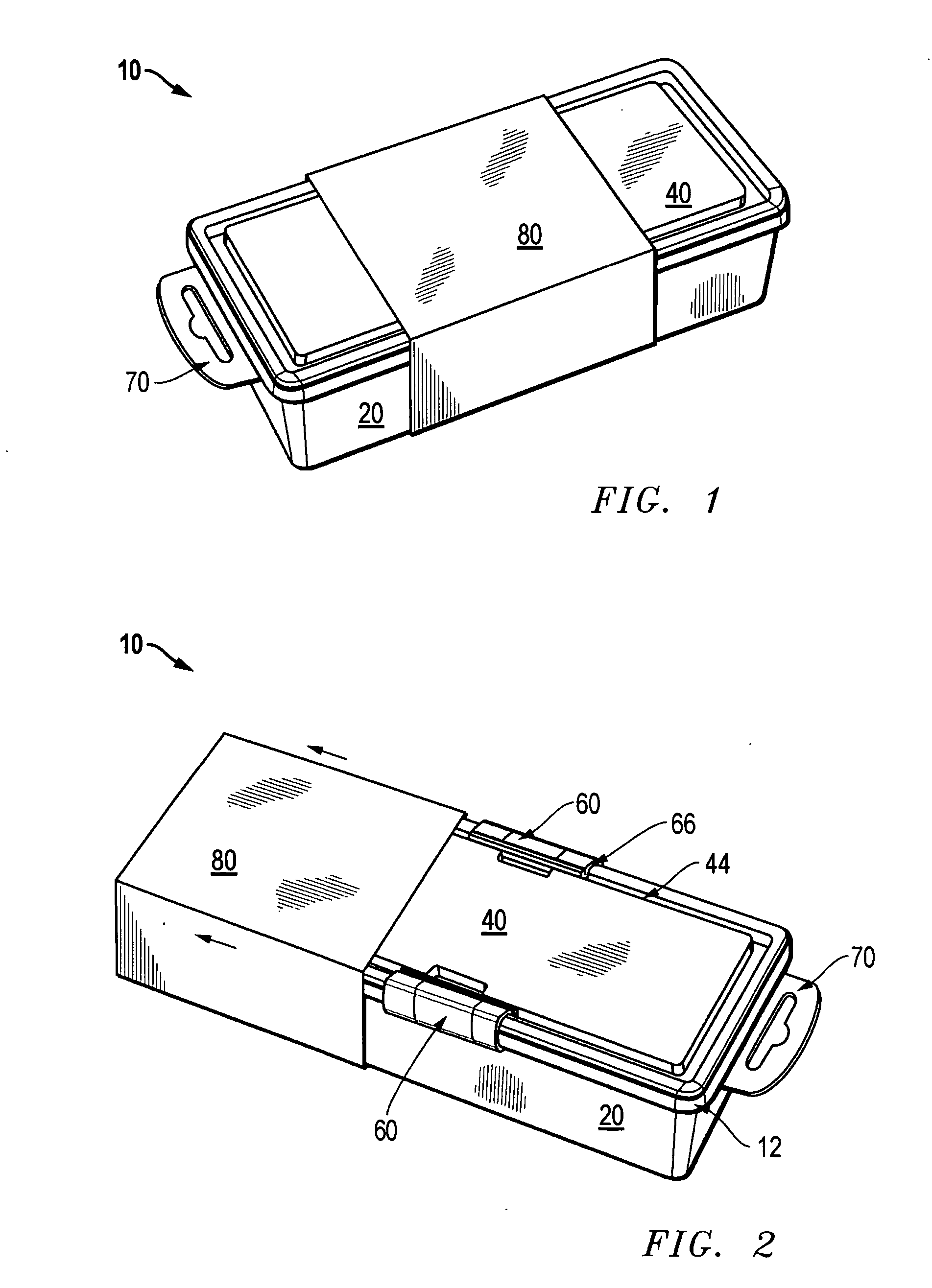 Reusable container for retail display of electric cable components