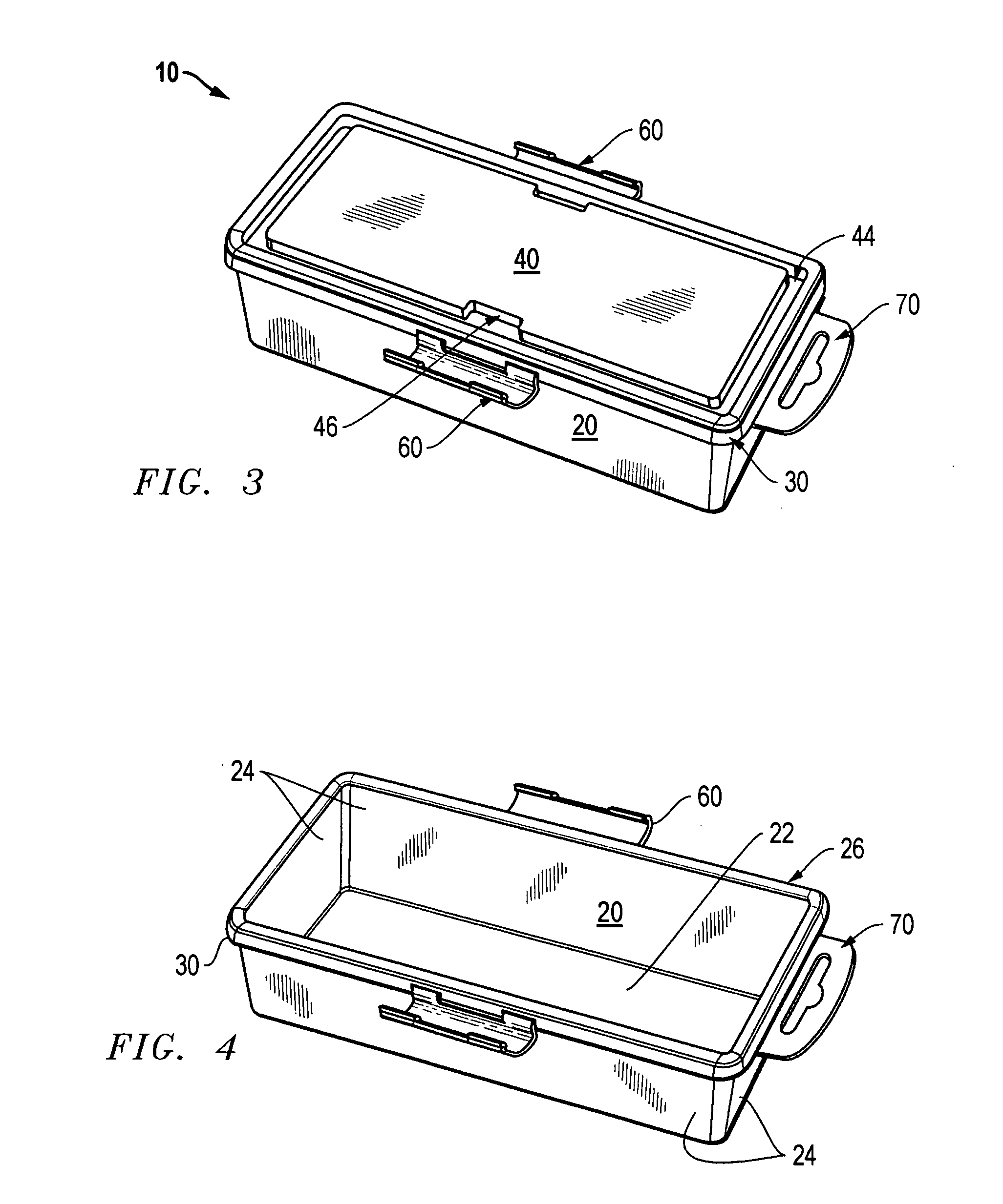 Reusable container for retail display of electric cable components