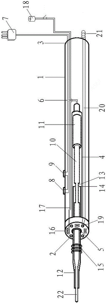 Multifunctional high-frequency electrosurgical pencil