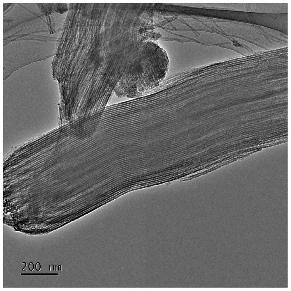 One-dimensional nitrogen-doped carbon vesicle, battery positive electrode material and synthesis method thereof