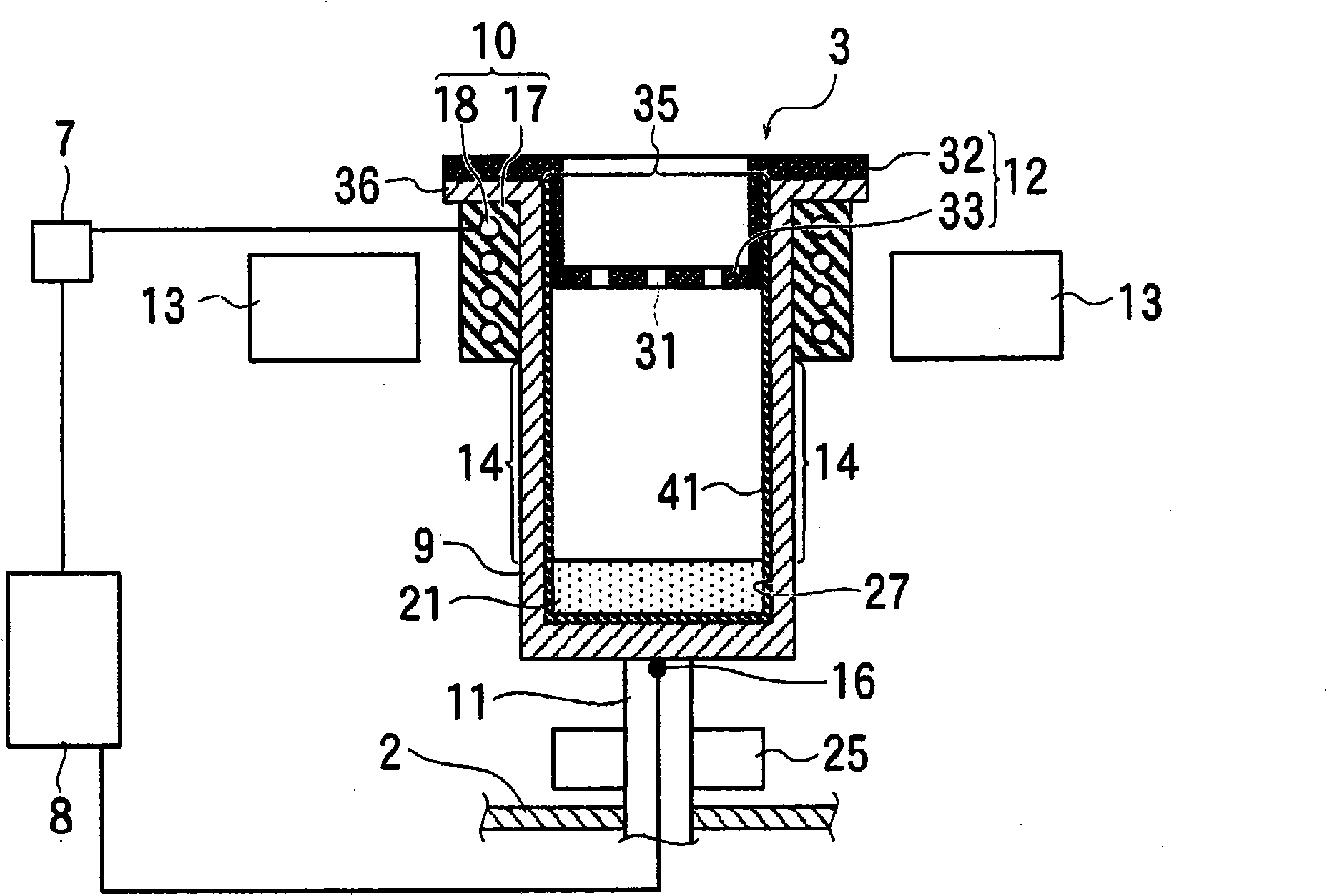 Vacuum-evaporation source, and organic EL element manufacturing apparatus