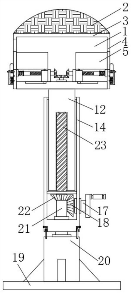 New energy lighting device with storage and angle adjustment functions