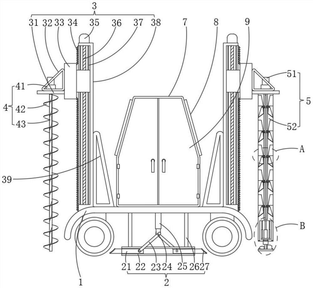 Soil sampling and detecting device