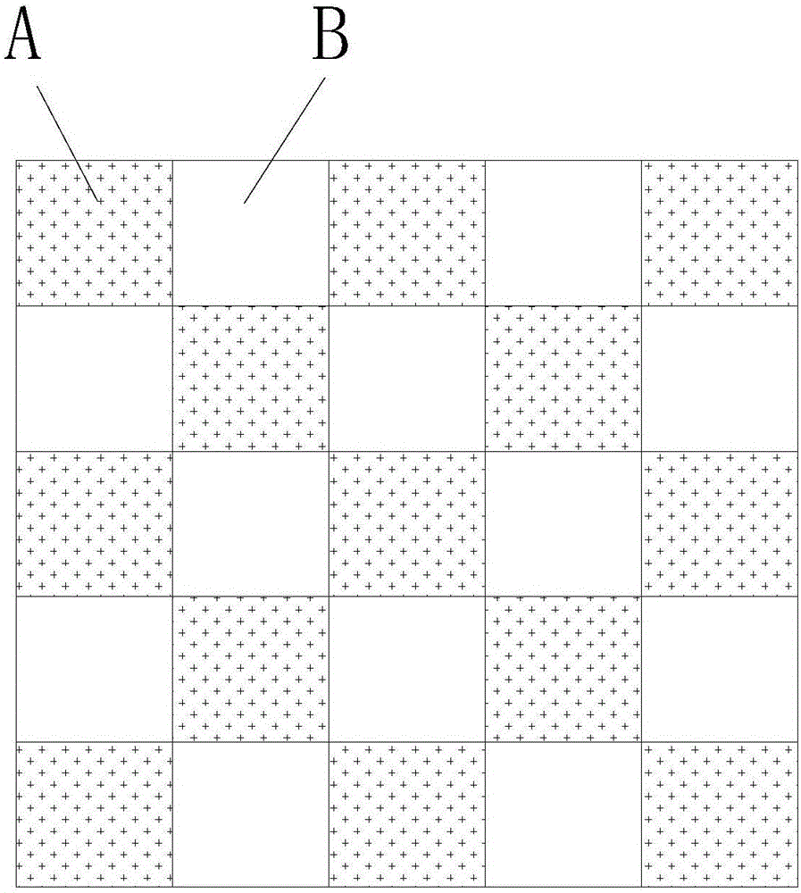 Grid-shaped alternate type bamboo forest covering cultivation method