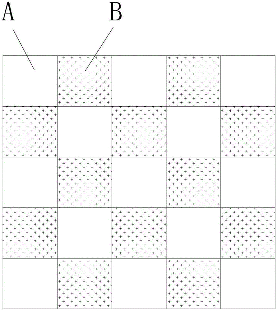 Grid-shaped alternate type bamboo forest covering cultivation method