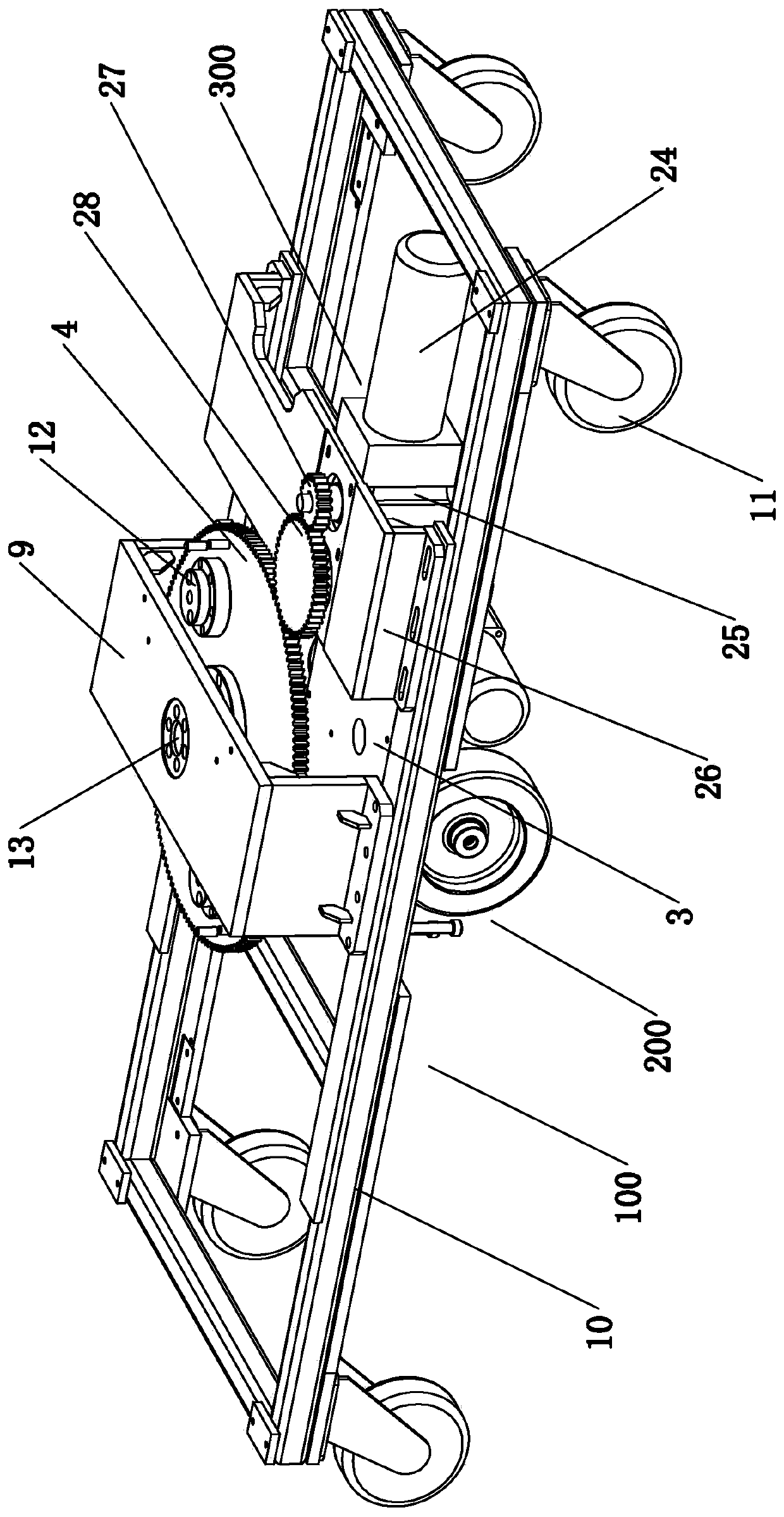 Double-drive electric carrying equipment