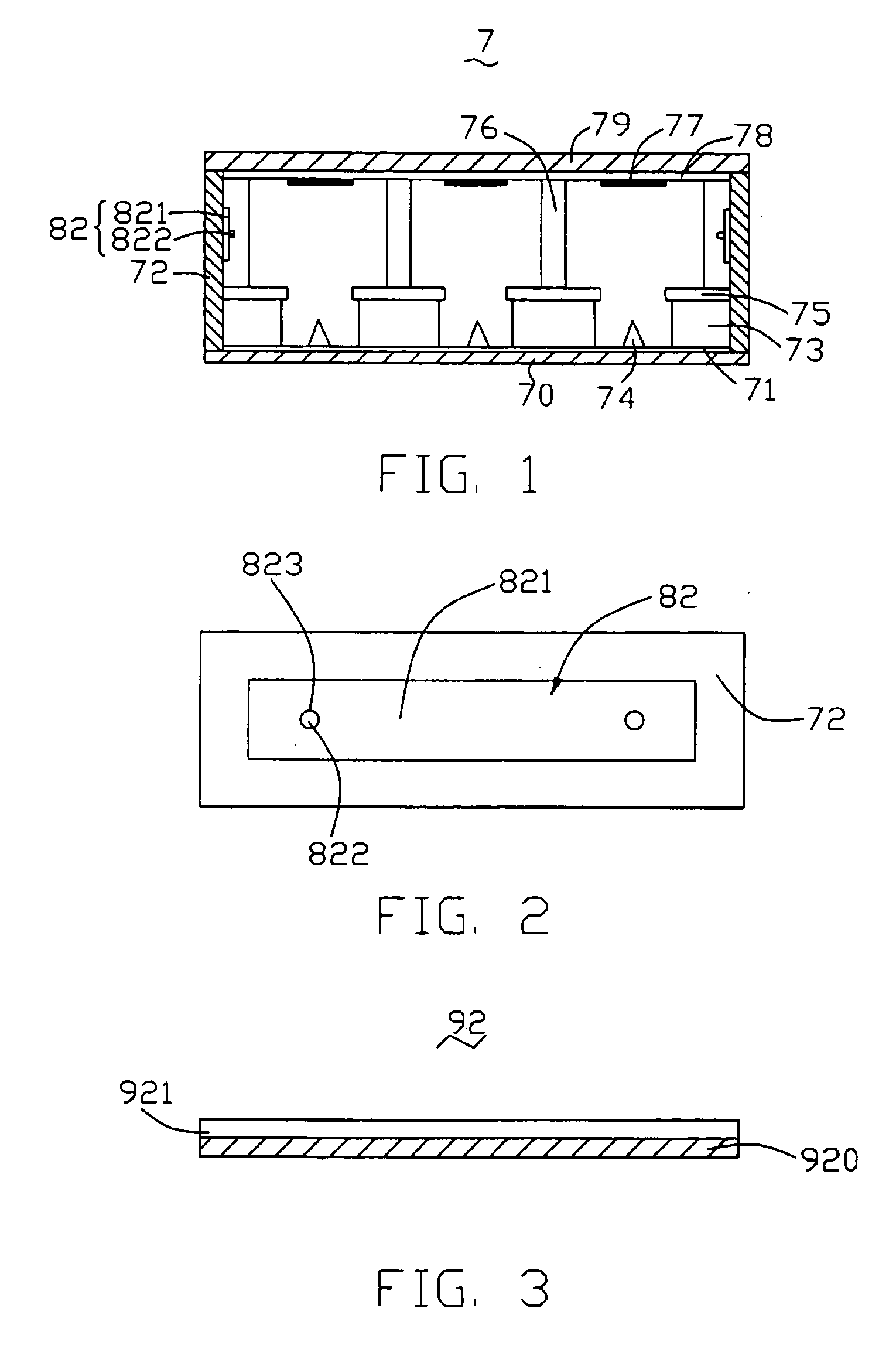 Flat panel display having non-evaporable getter material