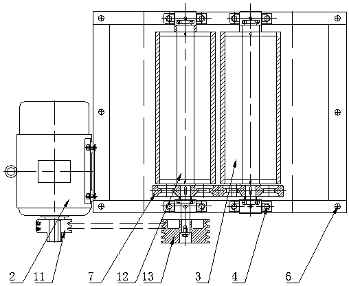 Small-size oat forage grass filament rubbing machine