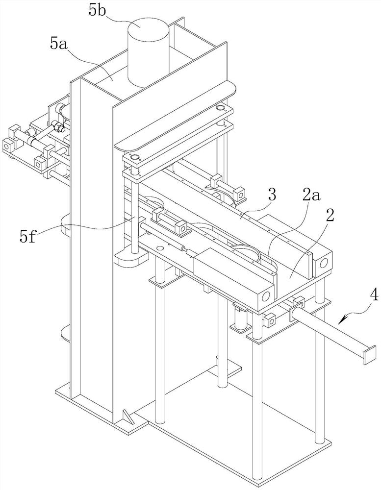 Casting water gap punching and shearing equipment