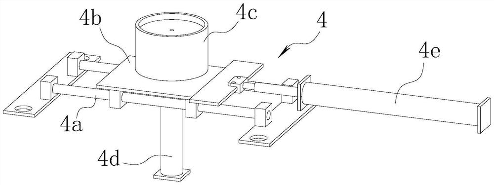 Casting water gap punching and shearing equipment