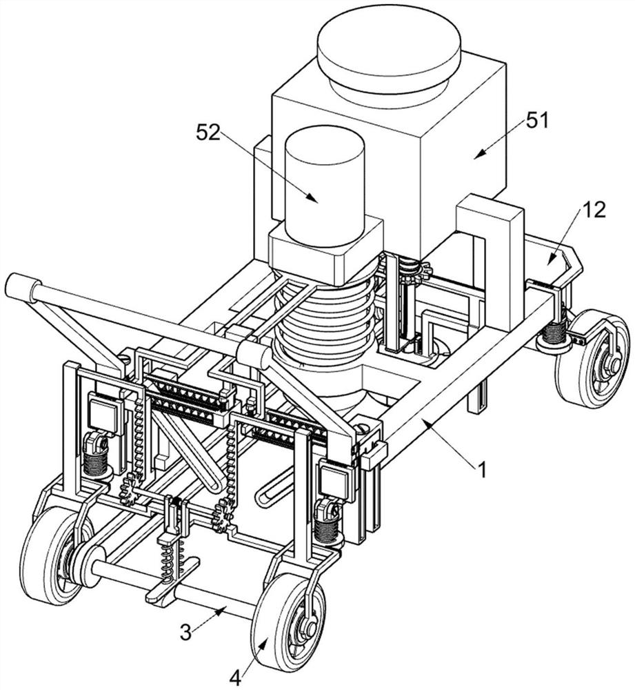 Sowing equipment used for heavy metal soil remediation and capable of plant sowing and burying