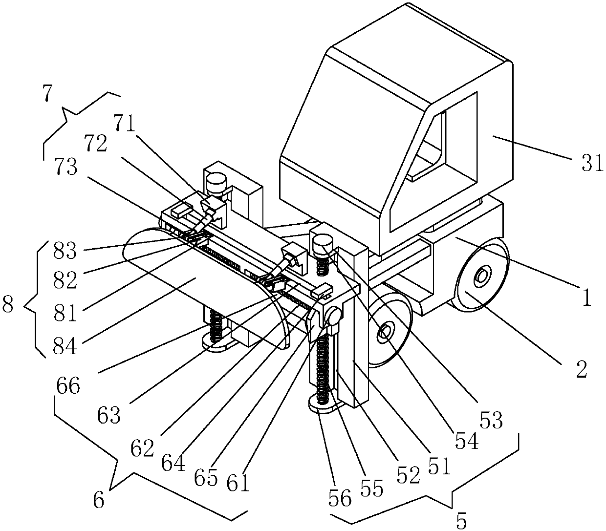 Brick transporting device