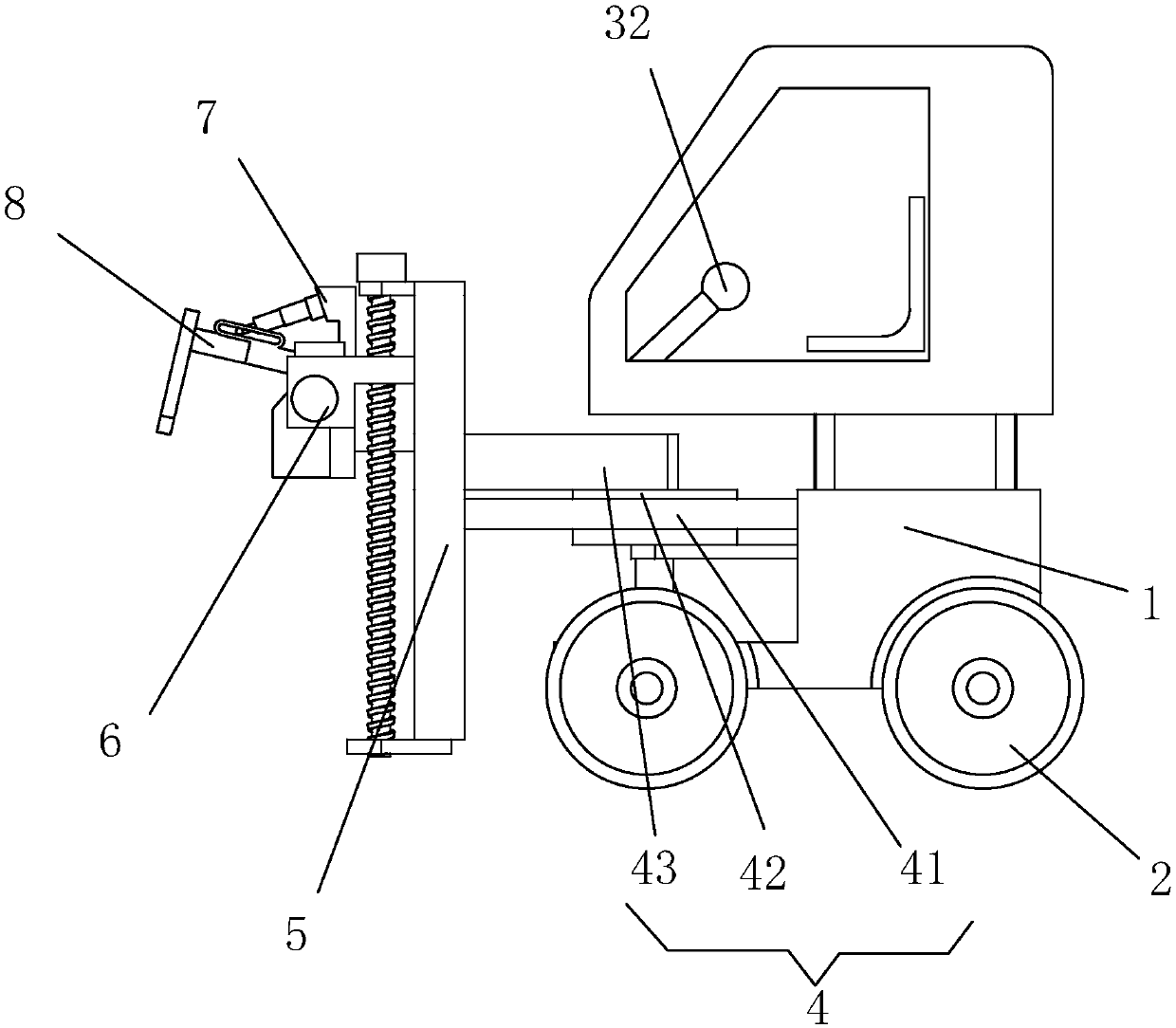 Brick transporting device