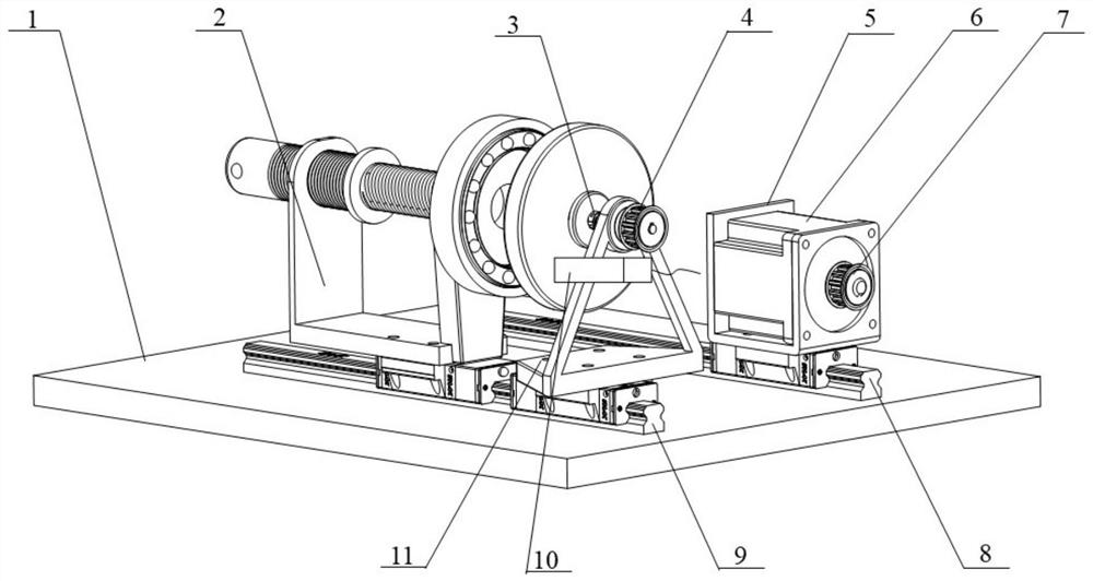 Thrust ball bearing optical interference linear oil film thickness detection method