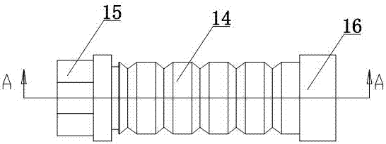 Cable winding and unwinding device for insecticidal ultraviolet lamp of farmland