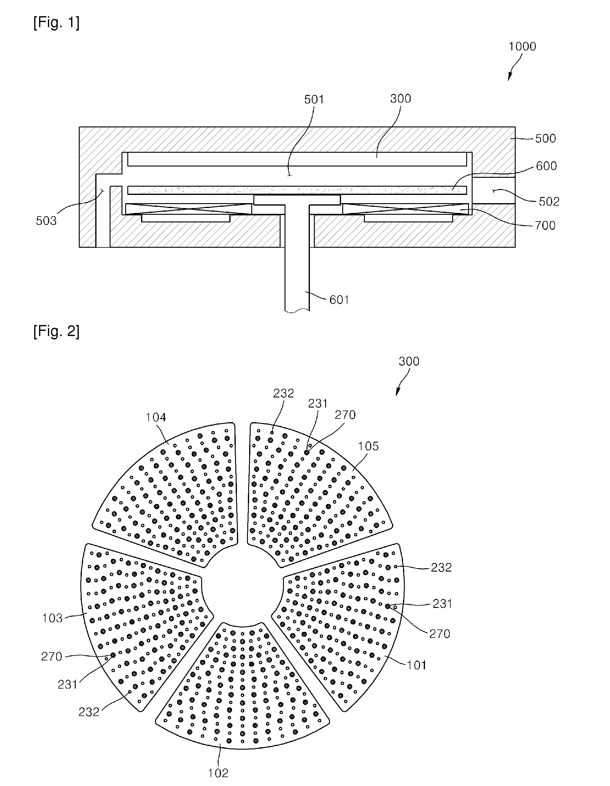 Shower head assembly and thin film deposition apparatus comprising same