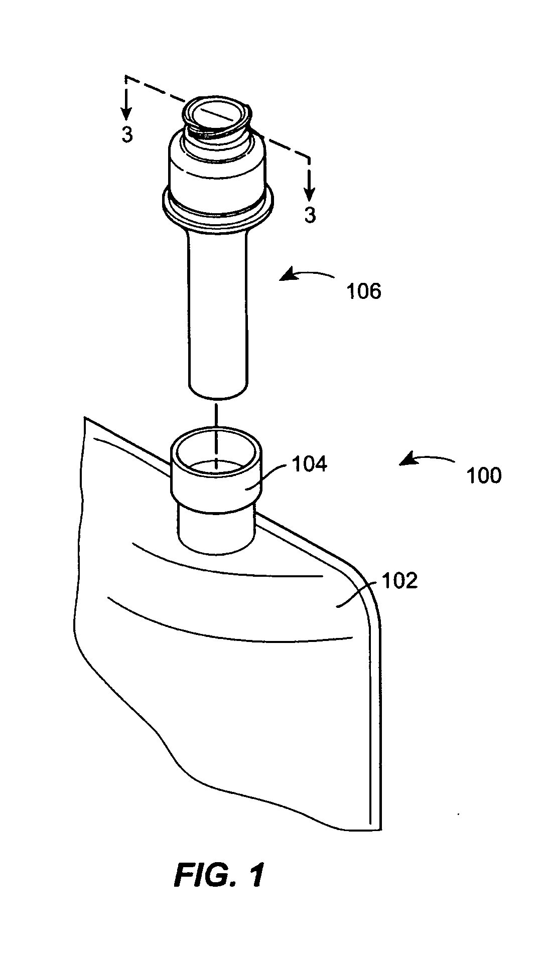 Port assembly for use with needleless connector