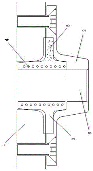 Structure capable of giving consideration to rain prevention and electromagnetic compatibility on shielded wire passing position on portable computer hinge