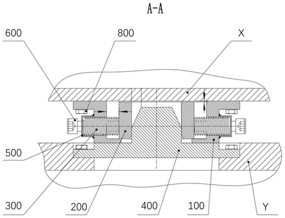 Carrier rocket transfer limiting device and transfer frame