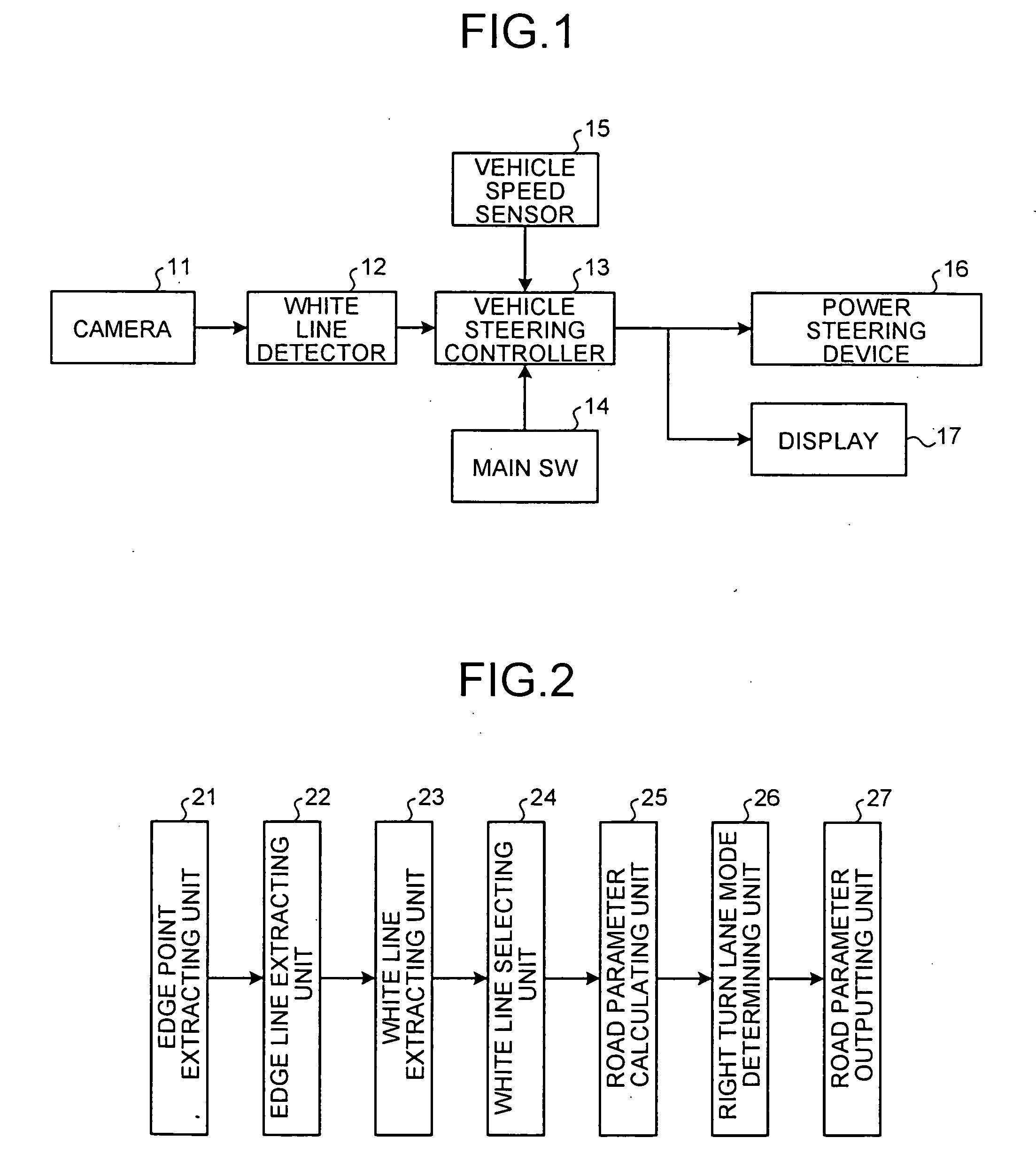 Lane boundary detector