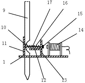 Automatic weighted titration type micro-metering method and device