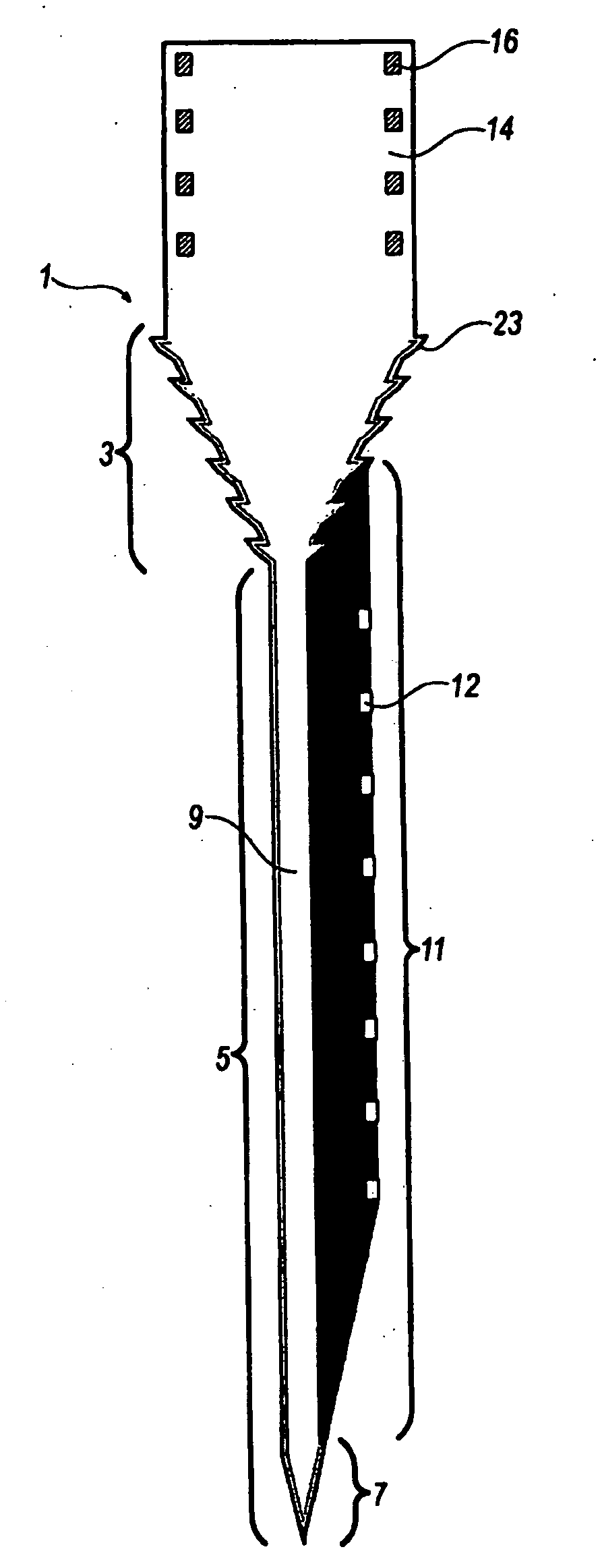 Microelectrode with laterally extending platform for reduction of tissue encapsulation