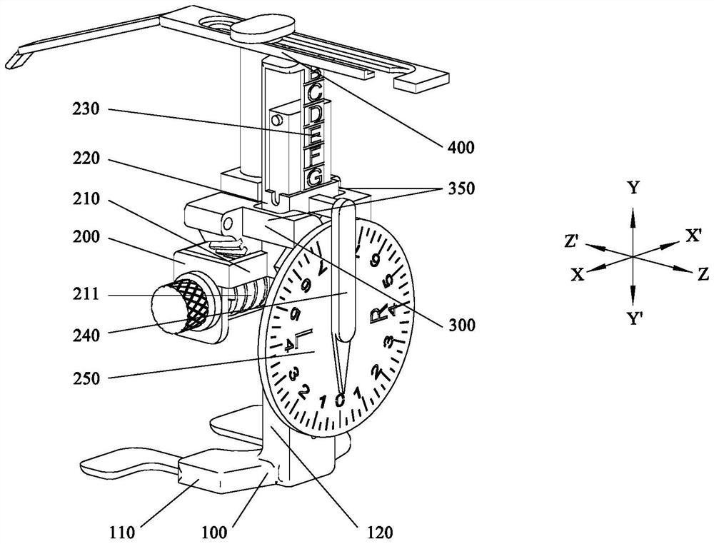 Femoral condyle AP measurer