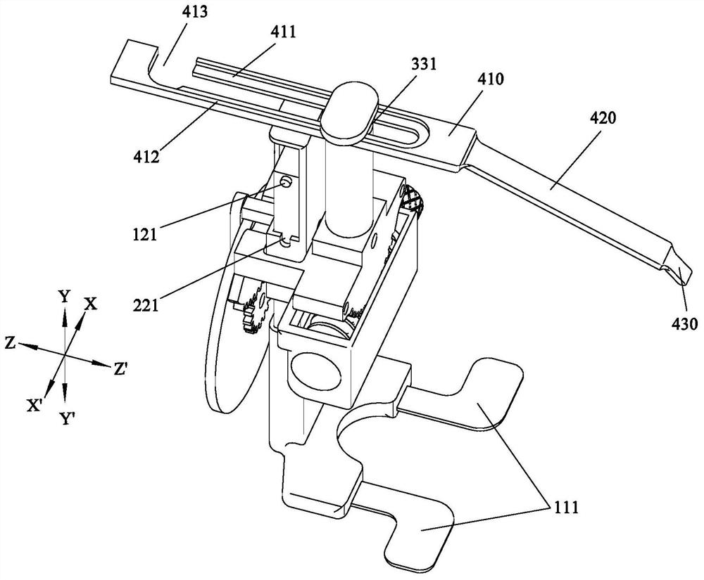 Femoral condyle AP measurer