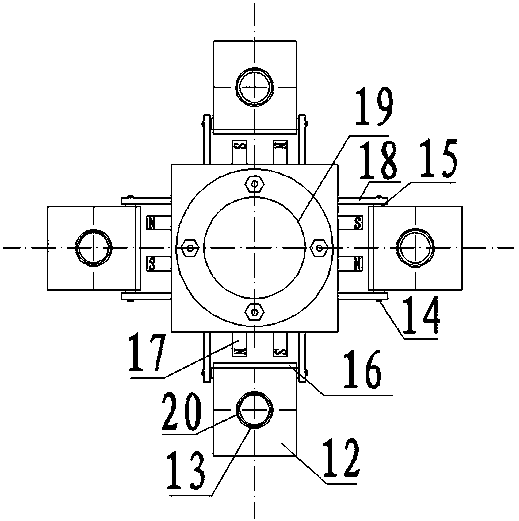 Three-dimensional multi-defense-line double-raft damping structure suitable for nuclear power stations in soft soil areas