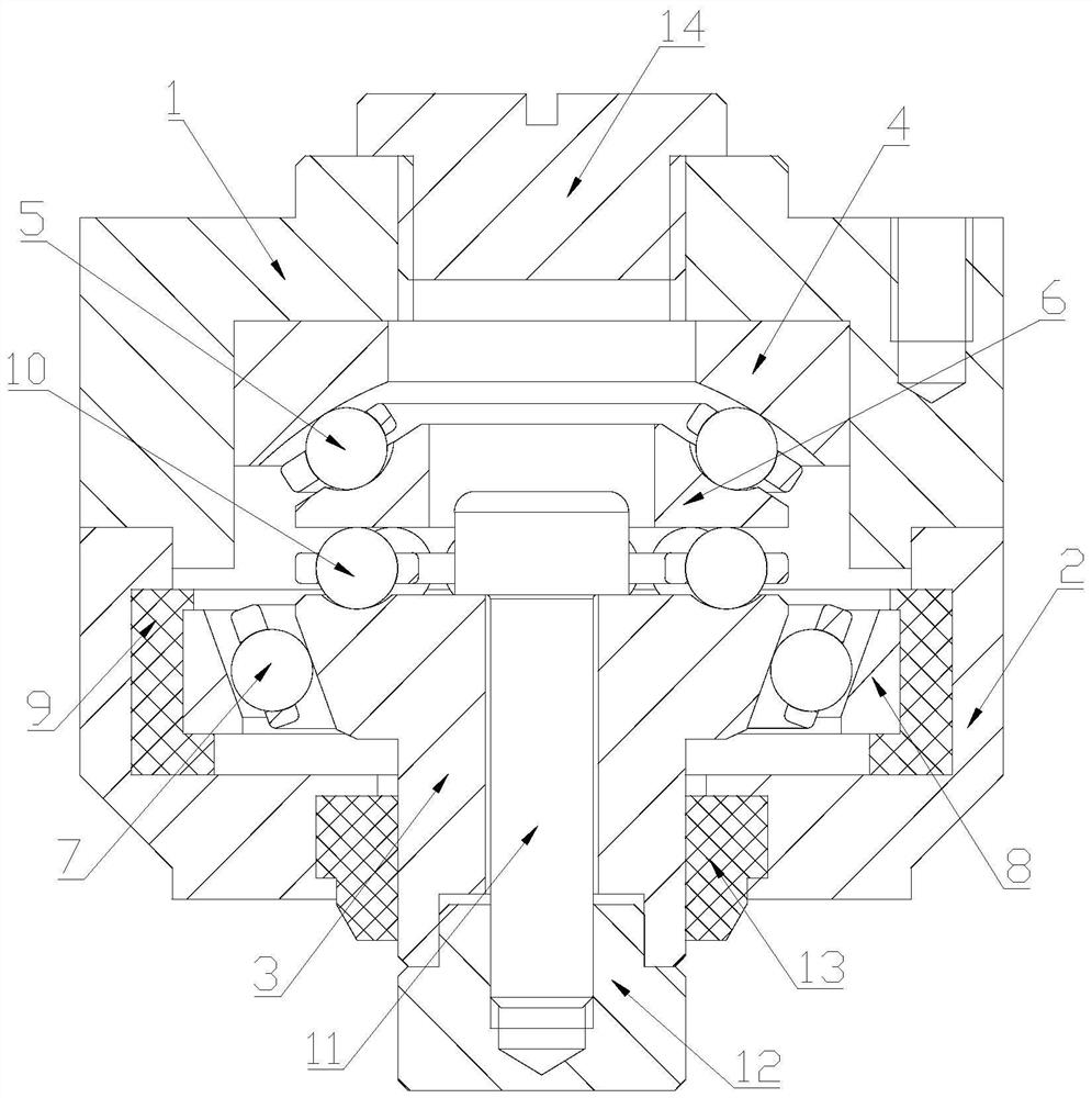 Rotary bearing follower