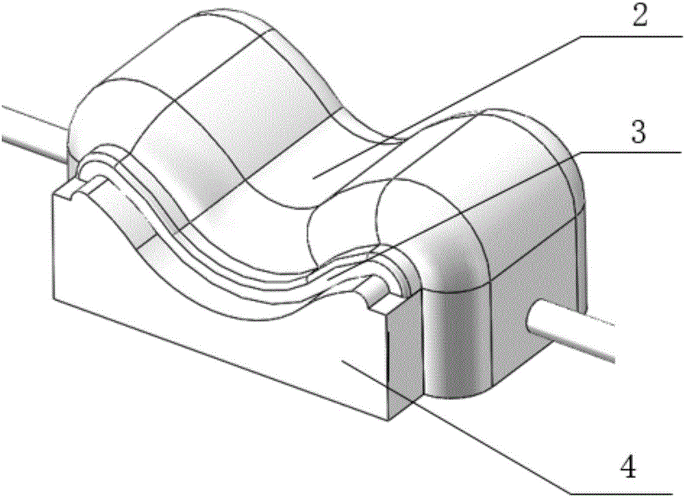 Temperature compensation method for machined workpiece in turbulent flow machining process of artificial joint piece