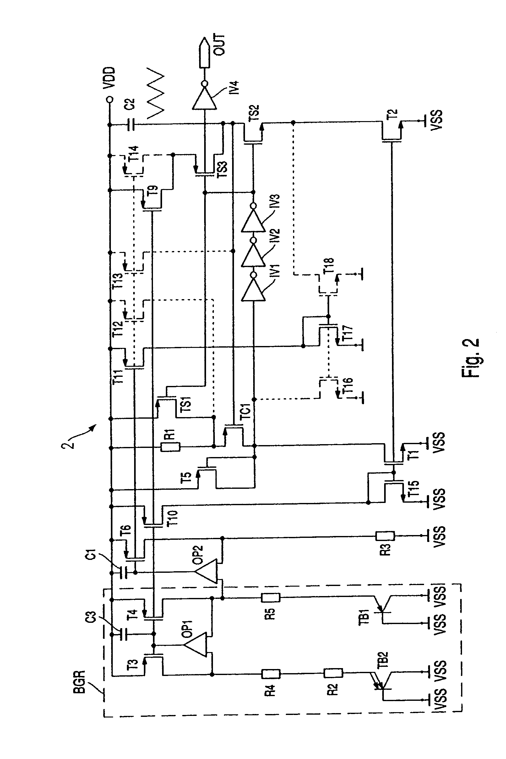 Temperature-stabilized oscillator circuit