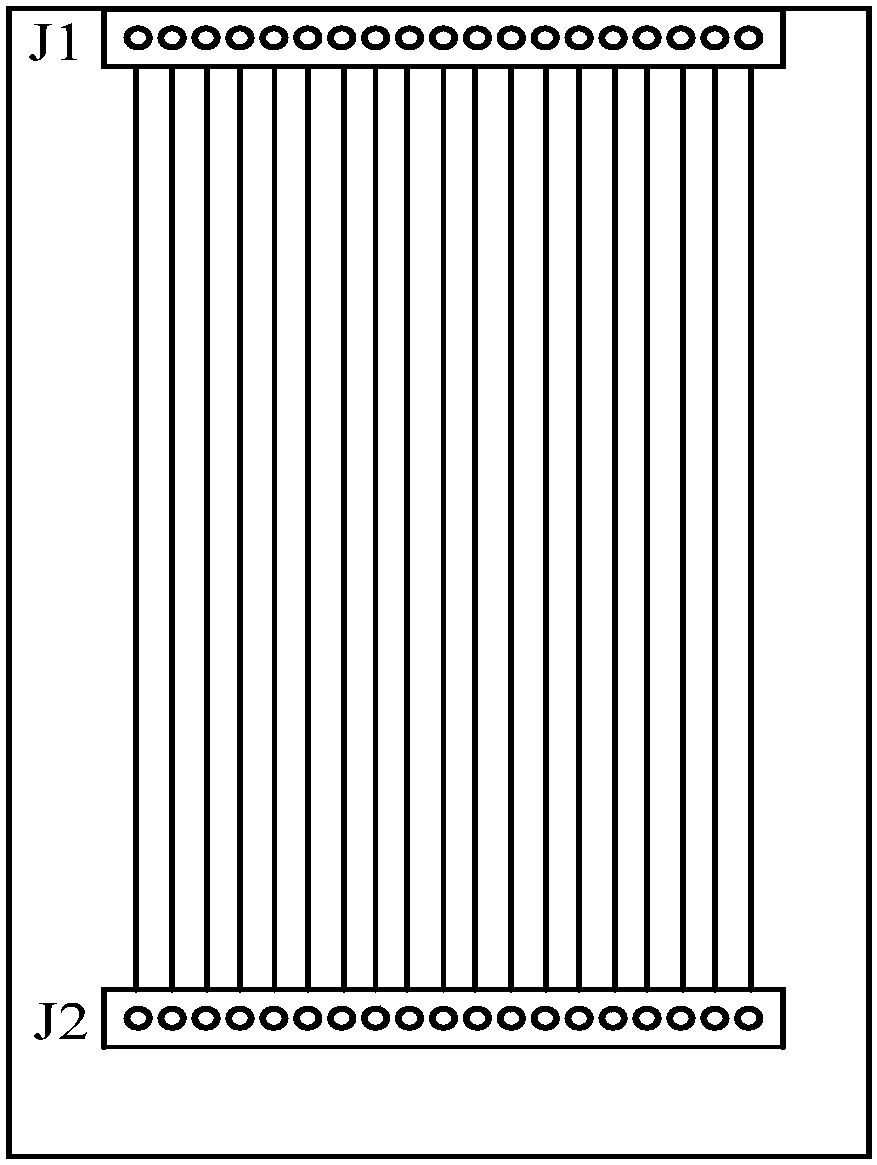 Printed board switching test method