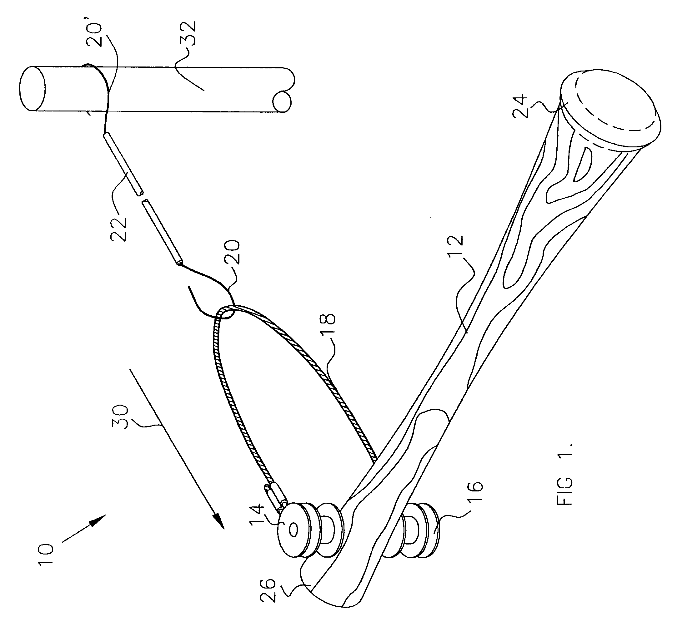 Power swing training bat