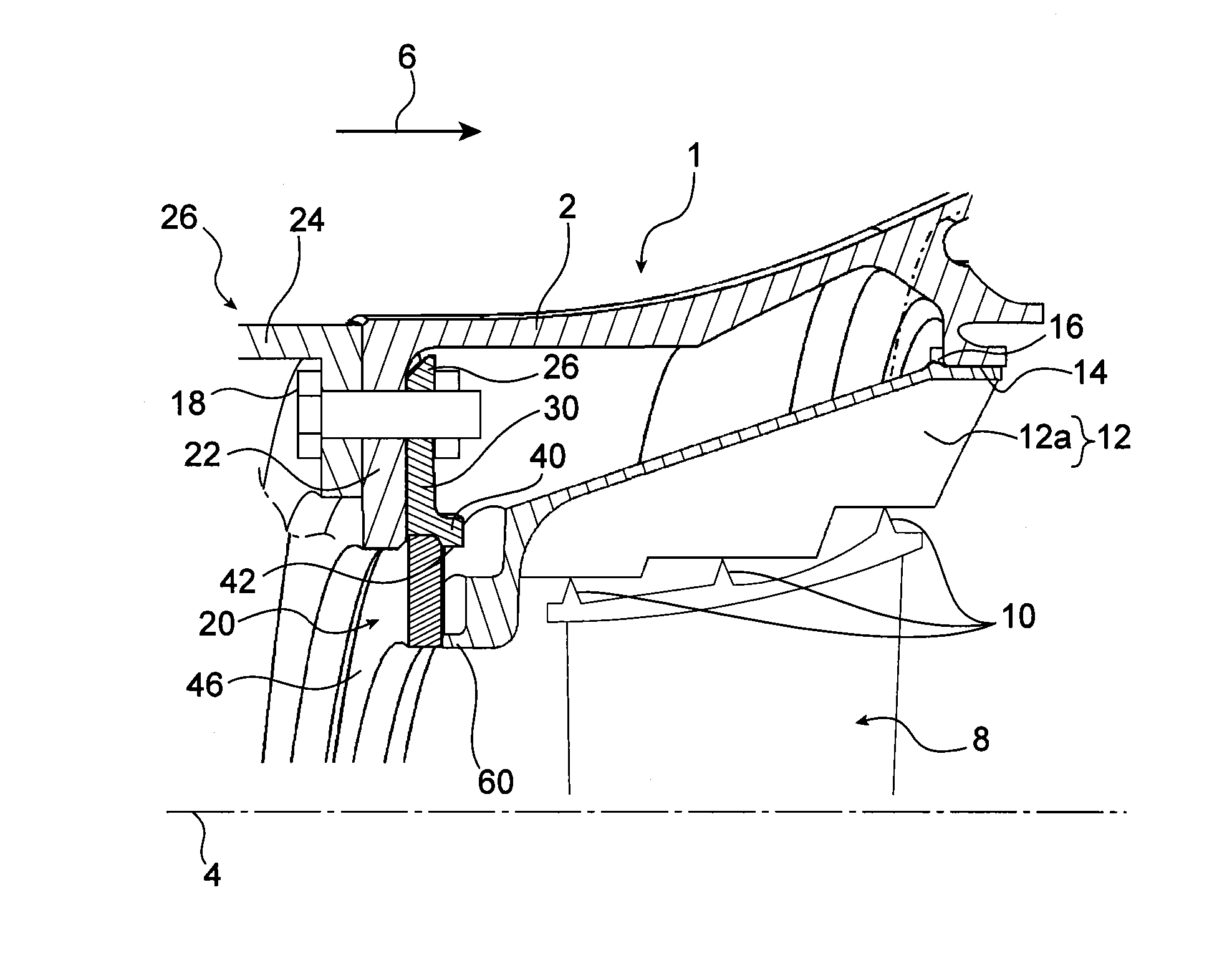 Unlockable device for axially arresting a sealing ring with which an aircraft turbomachine module rotor wheel makes contact