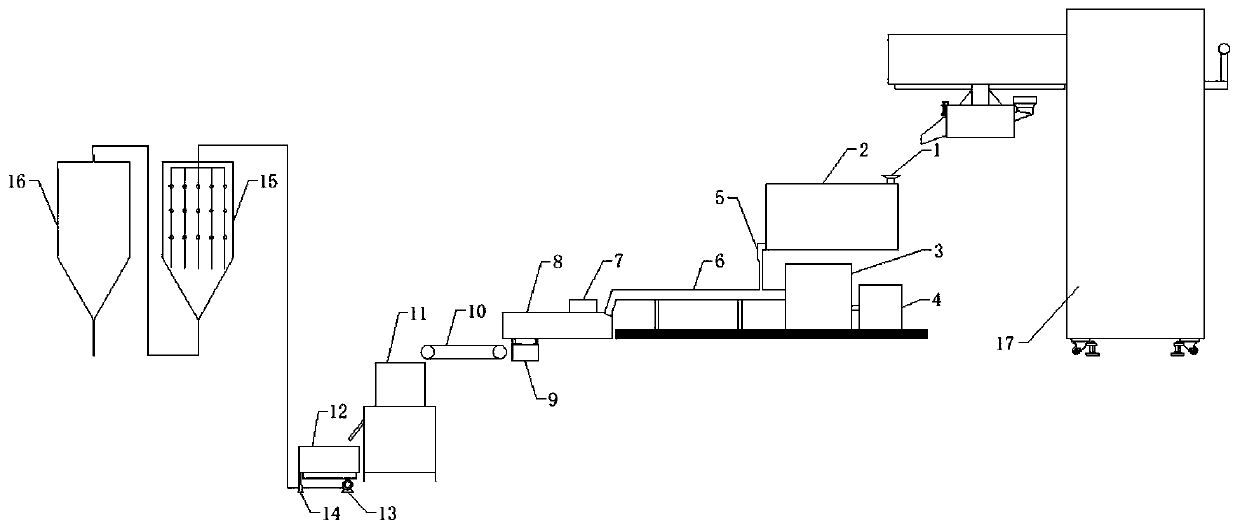 High-load low-resistance melt-blown material production device and method