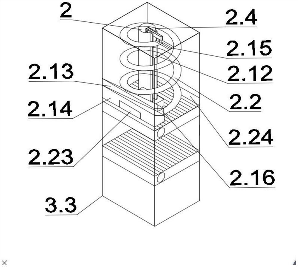 A sorting table with a circular picking structure