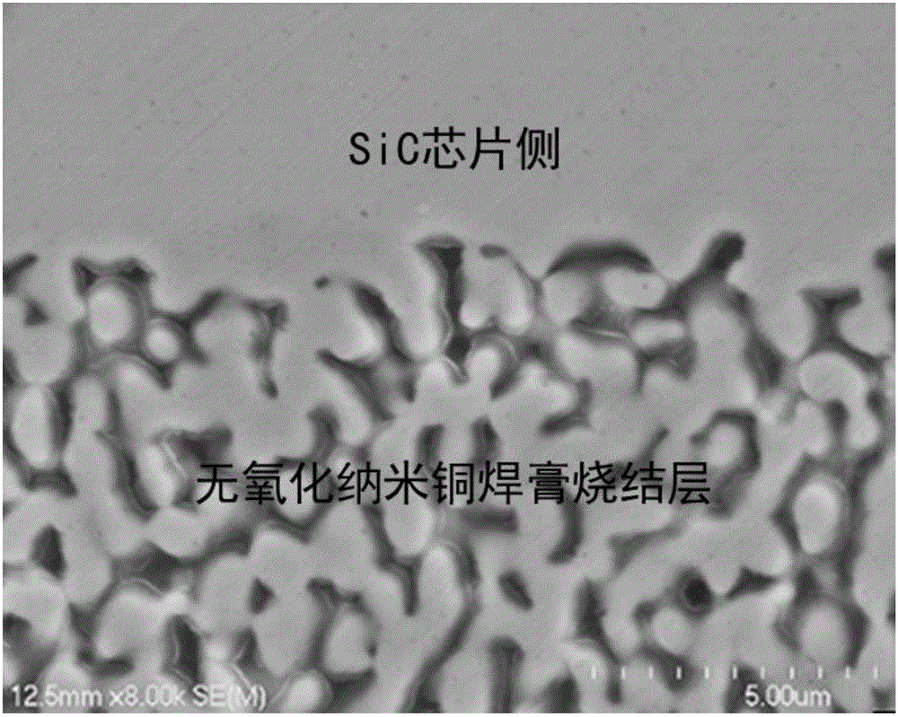 Non-oxidized nano copper soldering paste for high-power chip packaging and preparation method of soldering paste