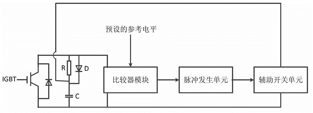 Improved residual current device (RCD) buffer circuit applied to direct tandem type insulated gate bipolar translator (IGBT)