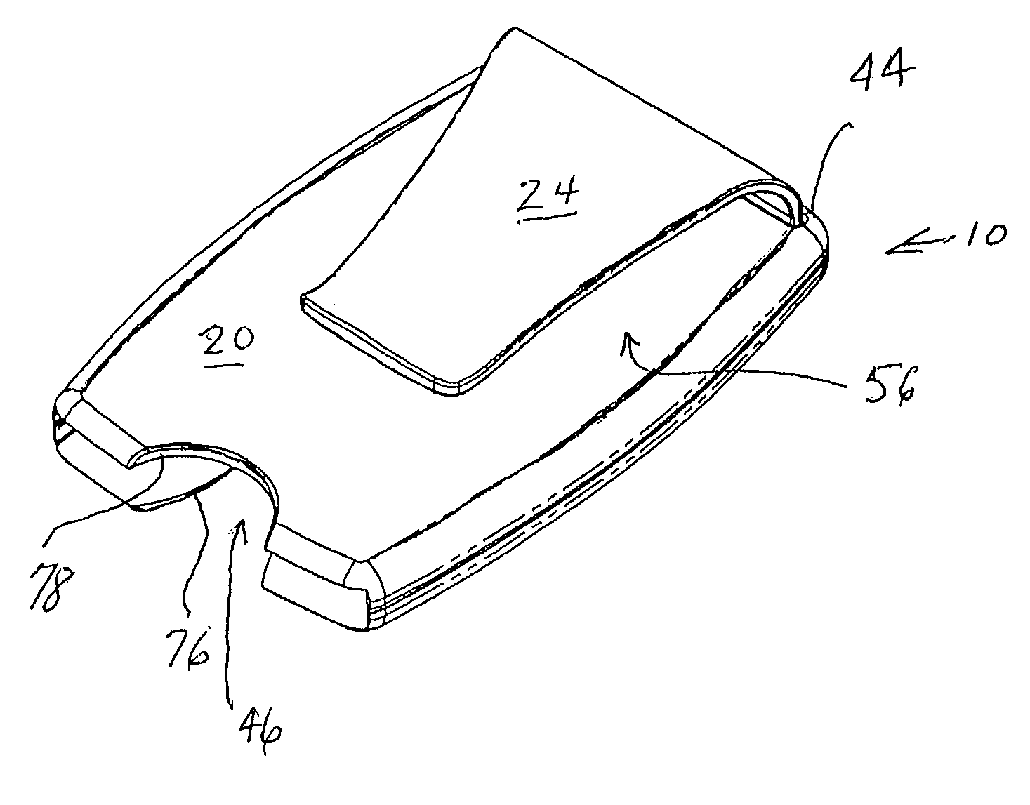 Card-holding and money clip device