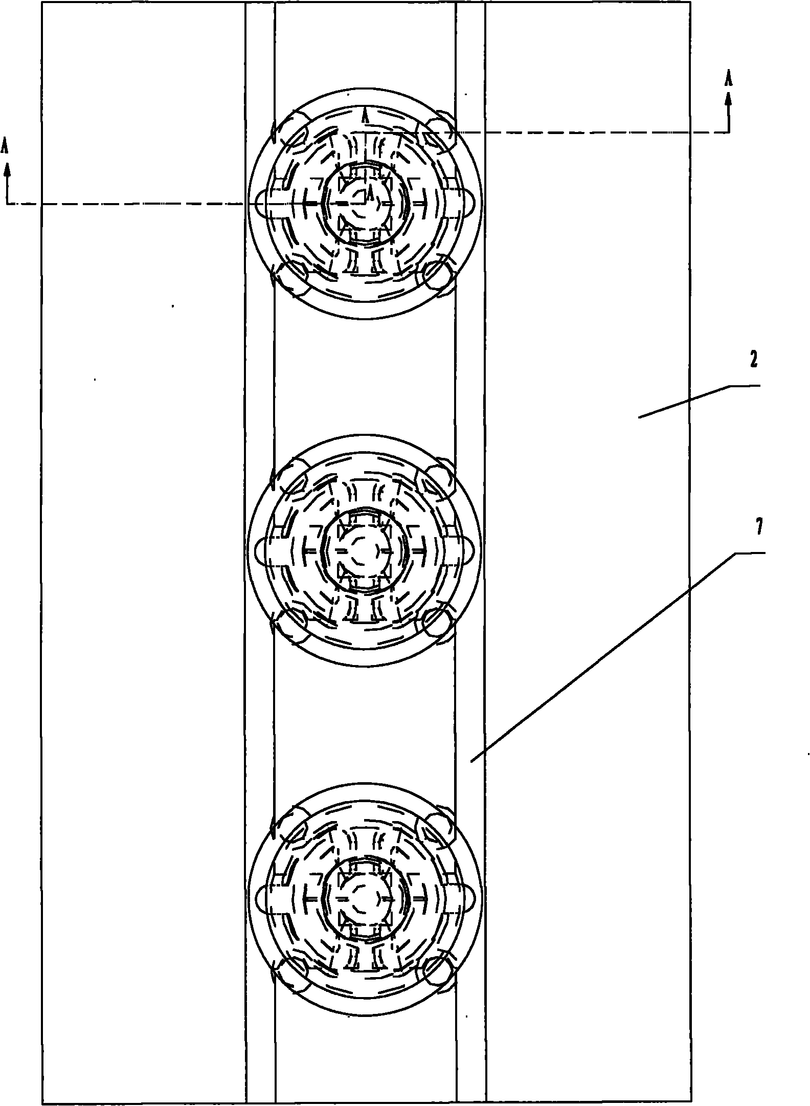 LED (Light Emitting Diode) integrated structure, manufacturing method, lamp, display screen, backlight device, projecting device and injection mould of forming plastic part