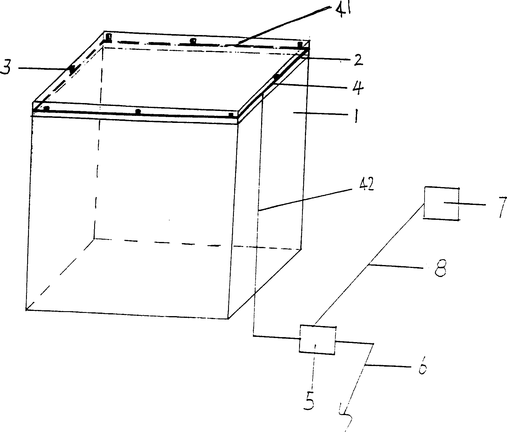 An artificial rainfall precipitation system in local range and application thereof