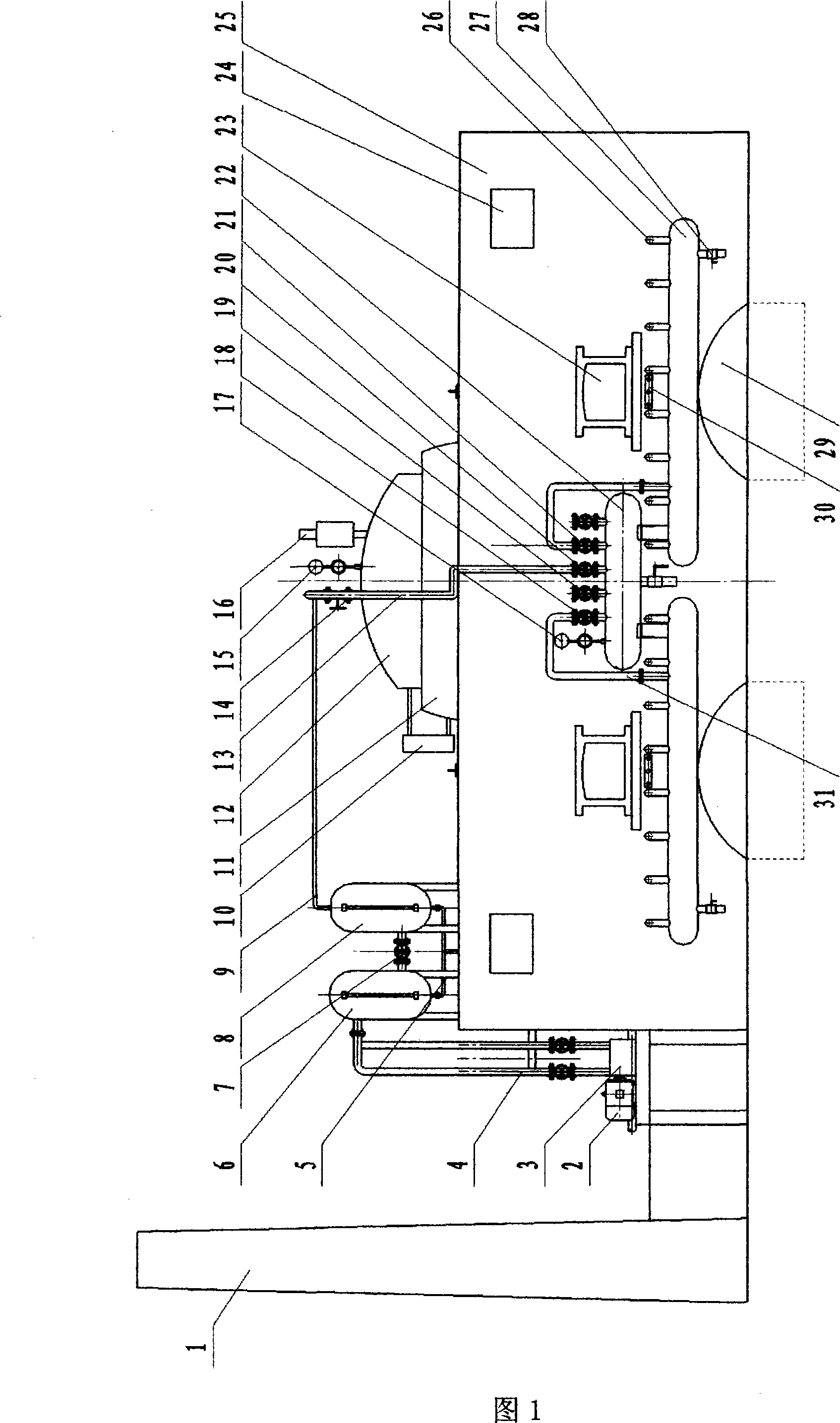 Energy-saving activating reaction furnace for preparing special activated carbon for sewage treatment