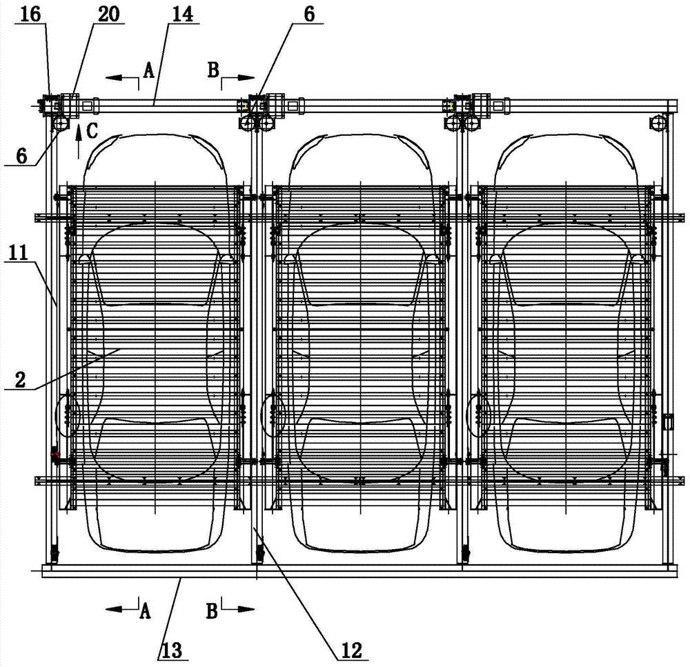 Lifting horizontal-moving type parking equipment