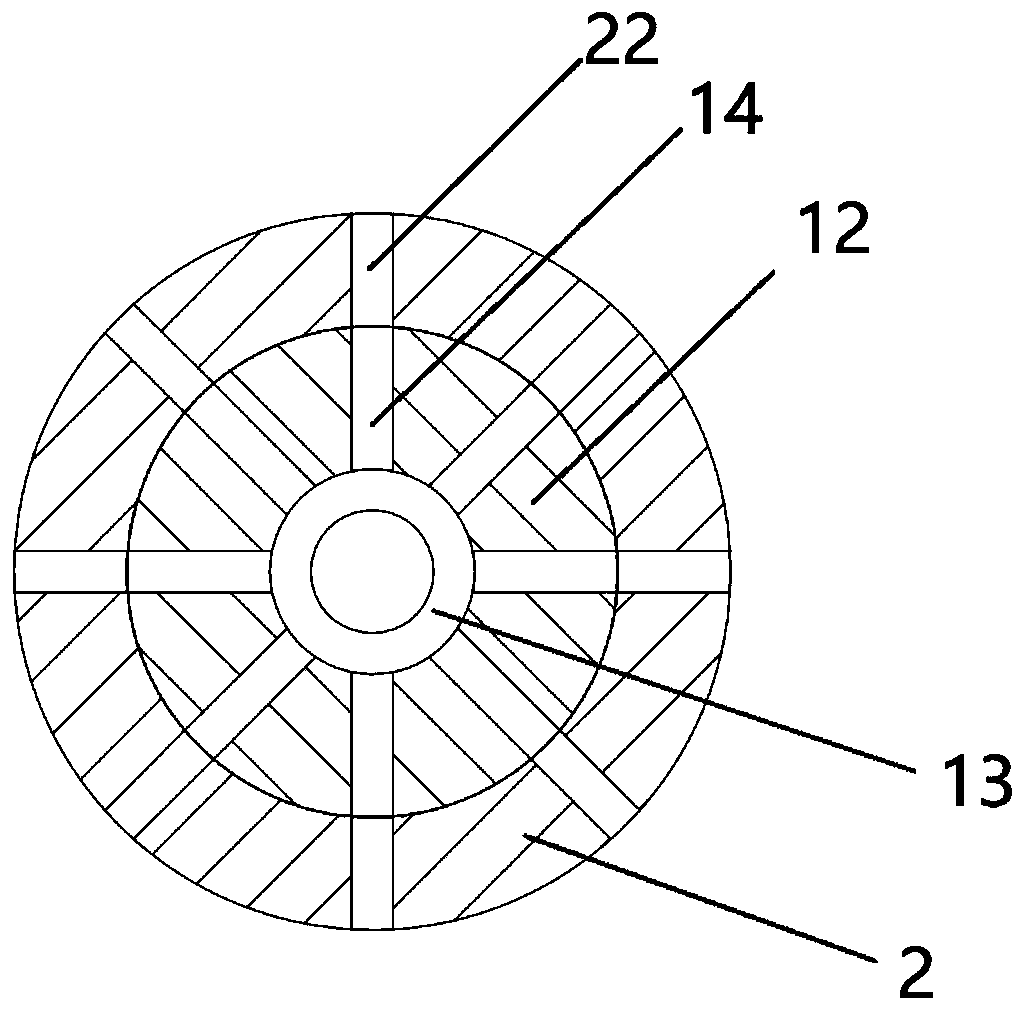 Rotary cigarette case sealing performance test standard component