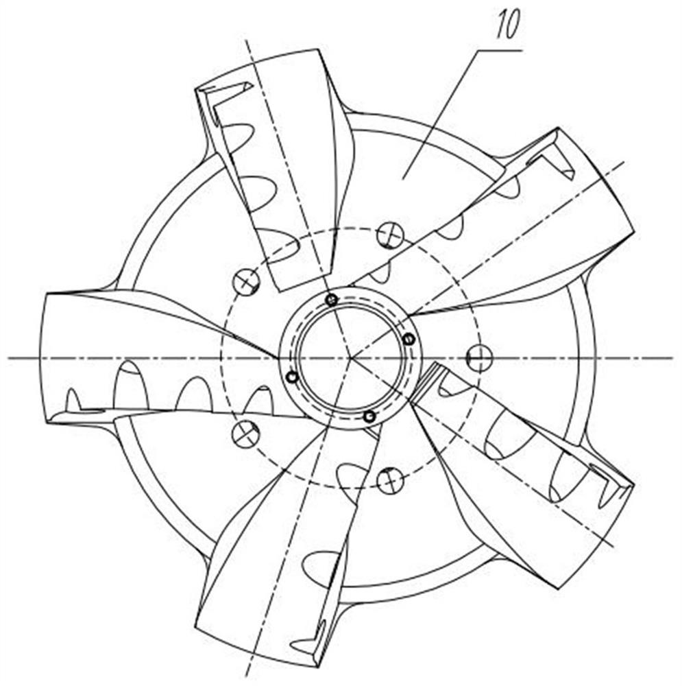 A special drill bit for reverse circulation drilling