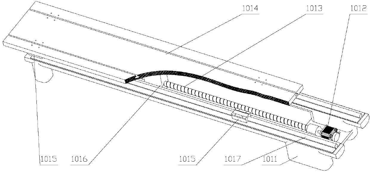 Sheet material multistation stamping automated feeding feed equipment capable of being assembled in finite space