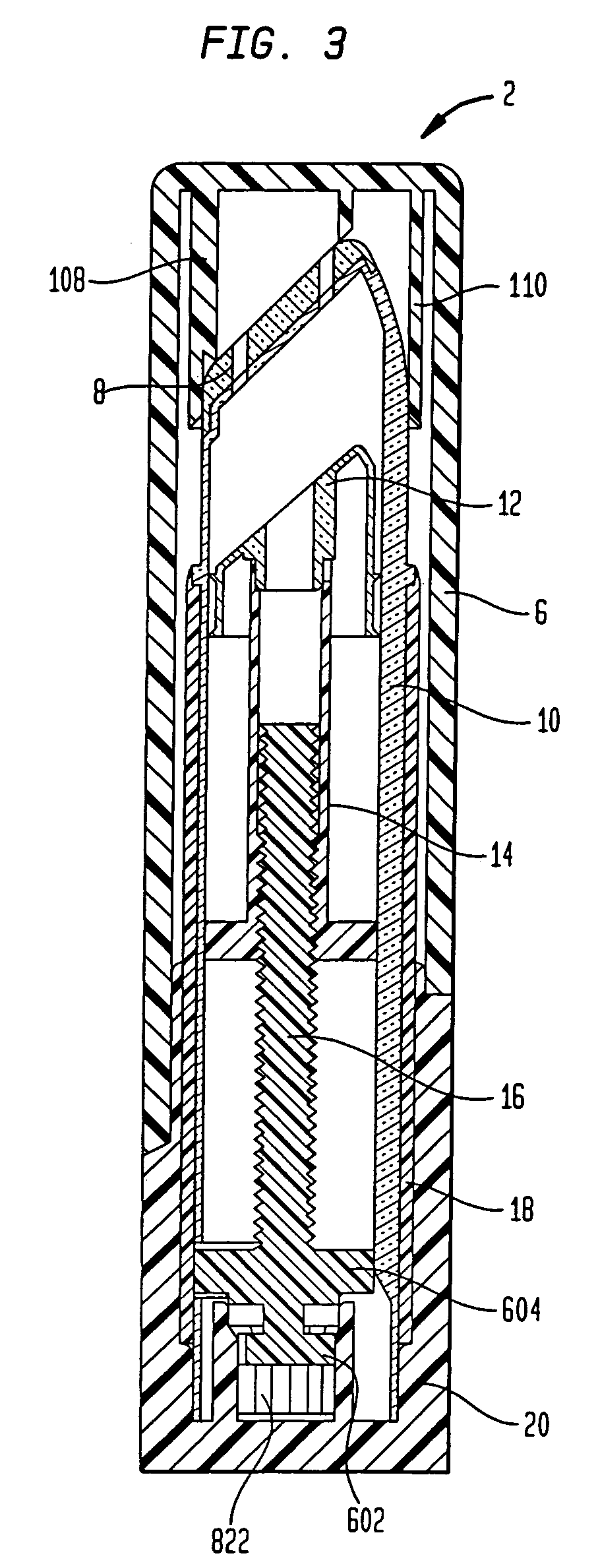 Dispenser for fluid materials