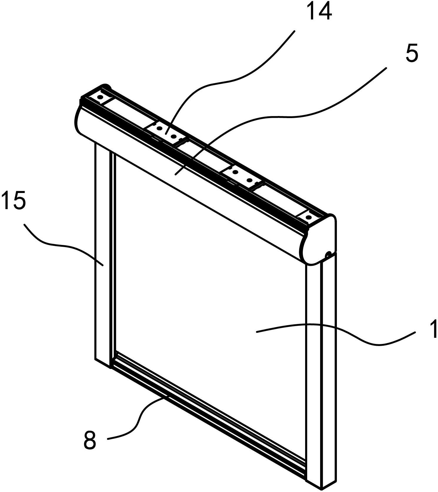 Window curtain and wind resisting component thereof