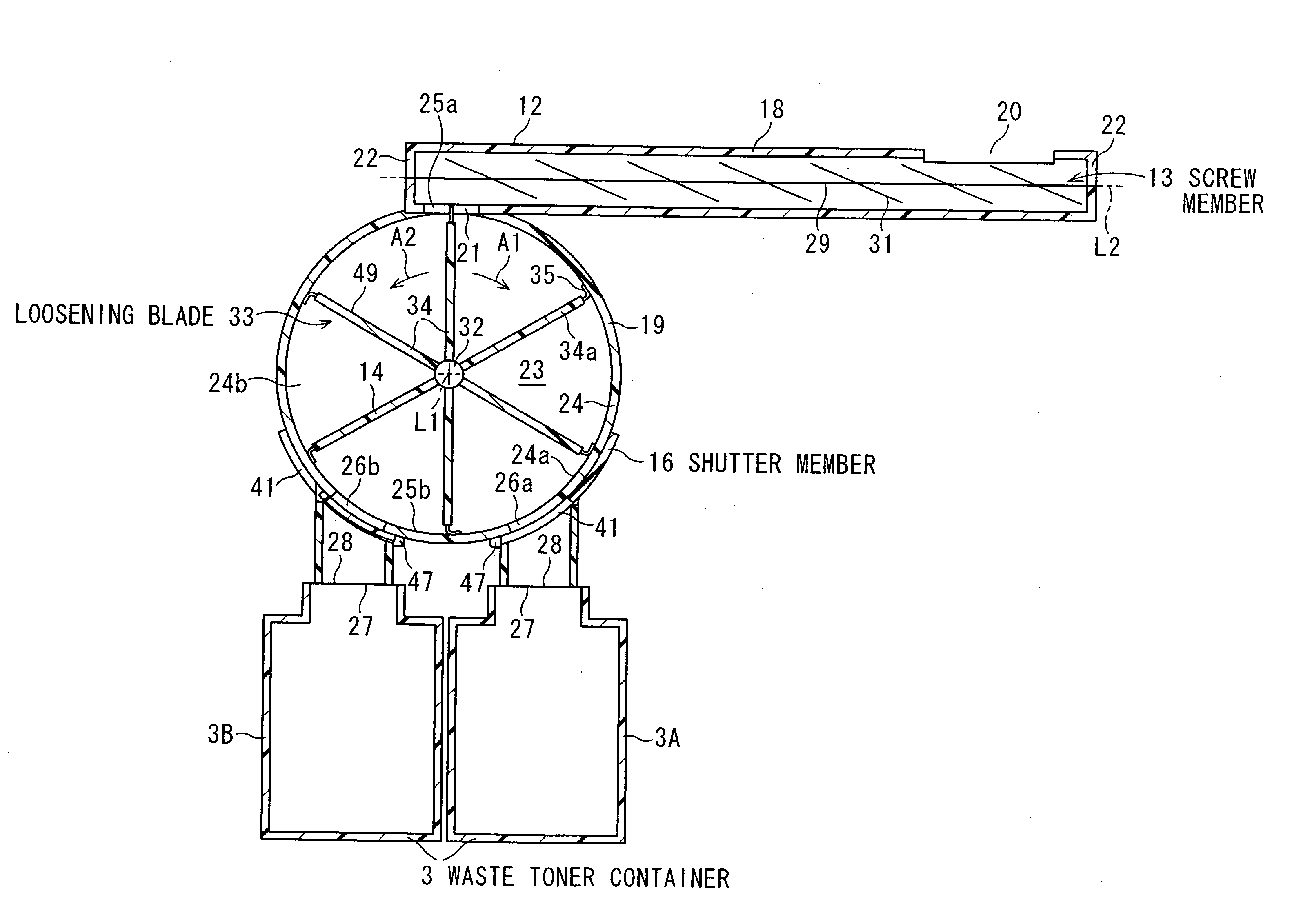 Developer recovering device and image forming apparatus having the same